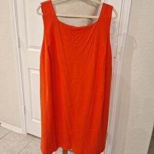 Kate Spade Vibrant Orange/Red Sleeveless XXL Dress